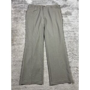 CJ Banks Pants Womens 16W Tall Gray Straight Leg Dress Polyester Blend Casual
